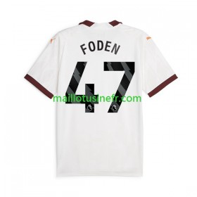 Maillot de Foot Manchester City Phil Foden 47 Extérieur 2023-24